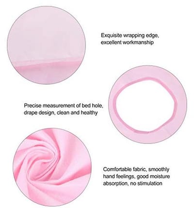 Massagetafellakens Set van 2 - Ademend, Oliebestendig en Waterdicht - 200x75 cm - Ideaal voor Schoonheidssalon en SPA
