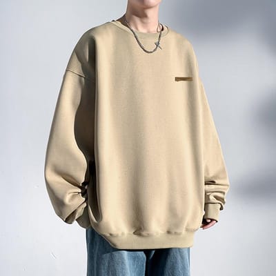 Trui Heren Lente en Herfst Heren Sport Casual Lange Mouw Pullover Losse Ronde Hals Jas Koppel Trui Heren 5XL