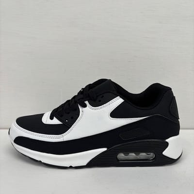 Air sneakers zwart wit (verkrijgbaar van maat 40 t/m maat 45) Zwart / 44