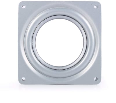 Dailygoods- Draaitafel 360 Graden Rotatie - Gegalvaniseerd Staal - Corrosiebestendig - Kogellagersysteem - Voor Keukenkasten - Eenvoudig te Bevestigen - Draaitafelmechanisme