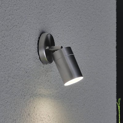 Konstsmide 7598 - Wandlamp - Modena wandspot zwenkbaar 15cm 230V - GU10 - RVS