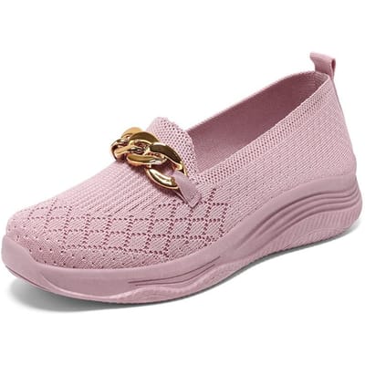 Mocassins pour femmes, chaussures respirantes, tendance, décontractées, à plateforme, pour mamans, nouvelle collection printemps 41 gray