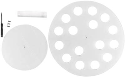 Dailygoods- IJshoorntjeshouder 16-gats - Multifunctionele Displaystandaard - Voor Cupcakes/Sushi-Handrolletjes - Transparant Acryl - Diameter 25 cm - Serveerstandaard