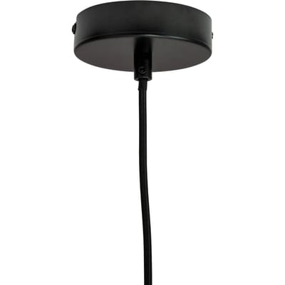 Dyberg Larsen Miles hanglamp, zwart, Ø 20 cm, metaal