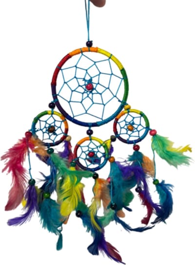 Dromenvanger rainbow 9 cm 4 ringen