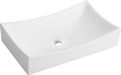 Wiesbaden Slide opzetwastafel 65,5 x 39,5 x 13,5 cm glans wit