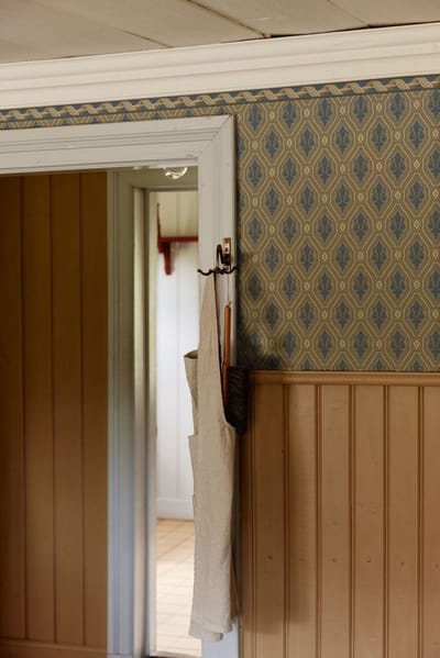 Duro Vliesbehang 543-04 - Gammalsvenska Papper - Klassiek Blauw - 53cm x 10.05m