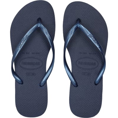 Havaianas Slim Slippers en Sandalen Dames - Navy - Maat 41/42 - Plastic