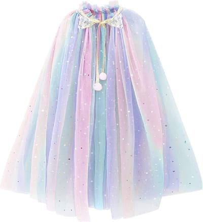 Jobber Toys Prinsessenjurk meisje - Unicorn Prinsessen verkleedkleding