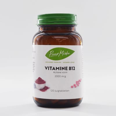 Vitamine B12 - Actieve vorm - 2000mcg - 120 zuigtabletten