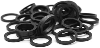 Platte Afdichtingen - Rubberen Ringen - Lekkages Voorkomen - EPDM Rubber - 25 stuks 1/2 inch - Zwart