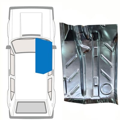 Reparatiepaneel voorste vloer voor Volkswagen Golf 1 1974-1985 / Rechts