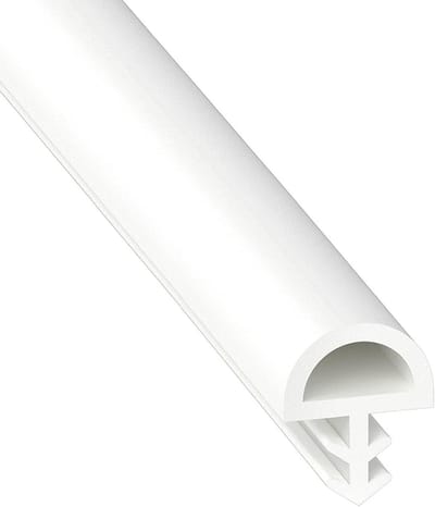 Allecto Premium - Kamerdeurafdichting TPE deurafdichting 5 m/10 m/30 m deurafdichting rubberen afdichting wind- en regenbestendig kozijnafdichting voor deuren en ramen - wit - 8 x 5 mm x 5 m - met zoekwoorden: isolatie, afdichtstrip.