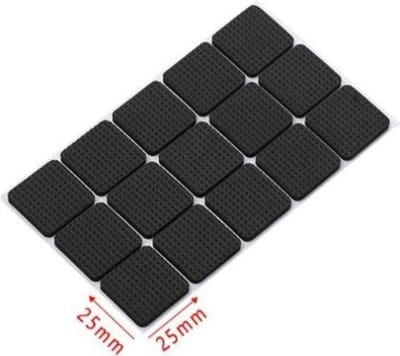 FSW-Products - 15 Stuks Antislip Rubberen Voetjes - Bescherming voor Meubels - Zwart - Zelfklevend - Perfect voor Kasten en Apparaten - Voorkom Krassen