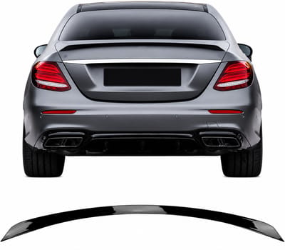 Kofferspoiler geschikt voor Mercedes W213 met bouwjaar 2016-2020 glans zwart
