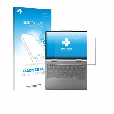 upscreen - Screenprotector voor Lenovo ThinkPad X1 2-in-1 Gen 10 Aura Edition - Folie Beschermfolie transparant antibacterieel