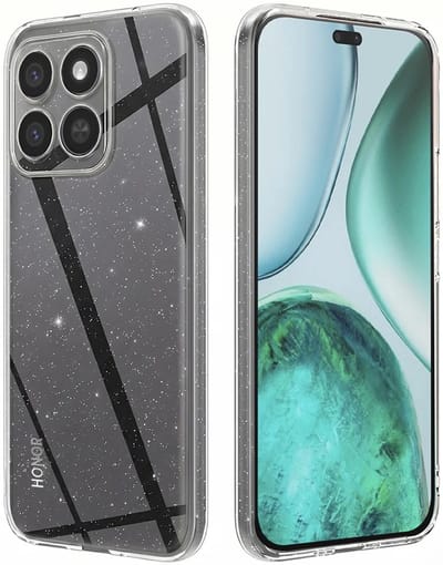 Hoesje geschikt voor HONOR X8c - Techsuit Sparkle Skin Glitter Silicone Back Cover - Transparant