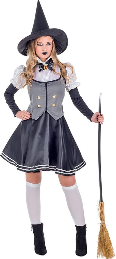 Boland - Kostuum Scholar witch (S) - Volwassenen - Heks - Halloween - Horror -Heks