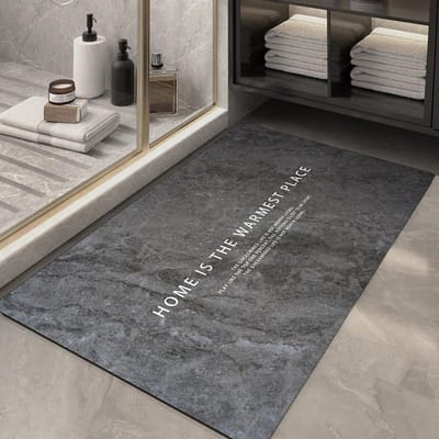 Diatomeeënaarde Vloermat Licht Luxe Lucht Badkamer Antislip Mat Marmer Absorberende Badkamer Vloermat 40 * 60Cm