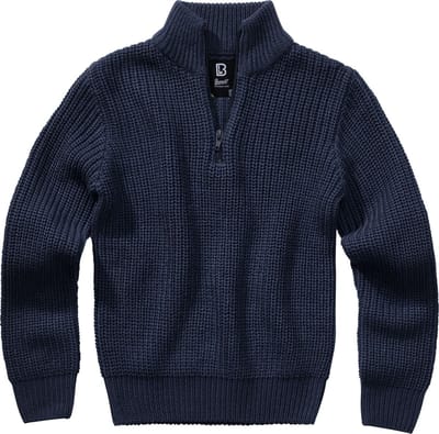 Brandit Kids Marine Troyer Sweatshirt - marineblauw - 158/164