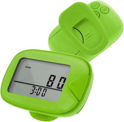 Stappenteller Clip - Activiteit Tracker - Gezond Leven - 7 Dagen Geheugen - 57mm - groen