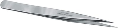 Precisie Tang - Elektronica Pincet - Componenten Plaatsen - Antimagnetisch Roestvrij Staal - 110 mm Lengte - Zilverkleurig
