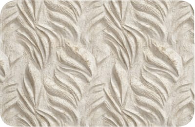 WC mat 60x40 cm - Antislip - Textuur - Reliëf - Beige - Toiletmat - Vloermat - Douchemat - Toilet tapijt - Toiletmatten