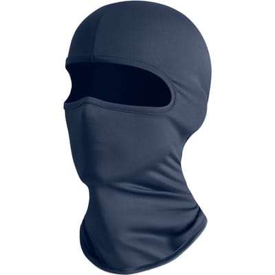 Casquette d'été pour vélo pour hommes Masque intégral Balaclava Casque moto deux-roues Bandeau Capuche Protection faciale respirante Biker M Usage pratique bleu marine