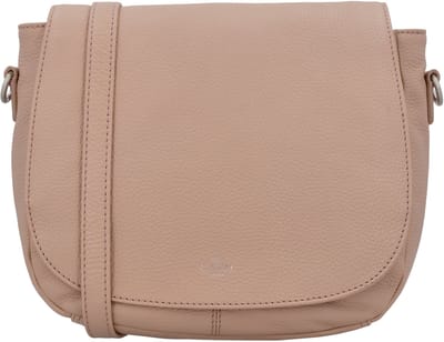 Charm London Washington Schoudertas - Overslag - Crossbody - Leer - Leren Dames Tas - Oudroze