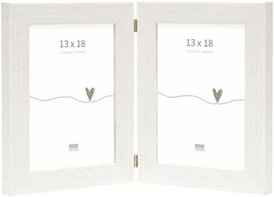 Deknudt Frames fotolijst S41VF1 H2V - wit - tweeluik -  2x 13x18 cm