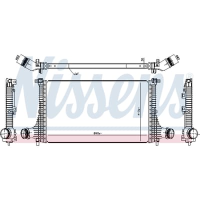 Intercooler NISSENS 961502