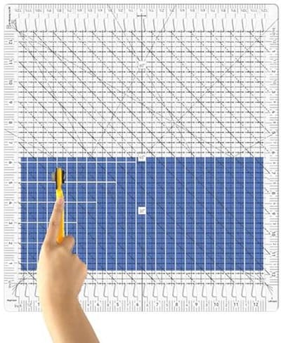 Grote Quilt Lineaal 12 x 12 Inch - Voor Quilten en Naaien, Snijdend en Praktisch