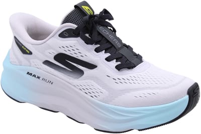 Skechers Max Cushioning Comfortabele Veelzijdige Lage Casual Hardloopschoenen Heren sneakers Zwart Wit Blauw 221000-GYCC 43 white