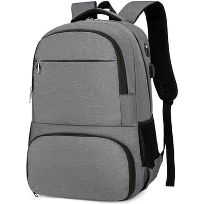 Lunchrugzak, geïsoleerde koeltasrugzak, lunchbox voor mannen en vrouwen, 15,6 inch laptoprugzak met
