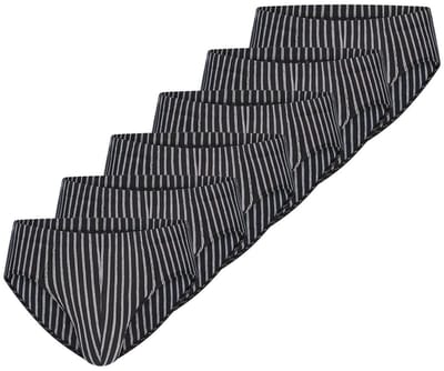 Schiesser Heren slip / onderbroek 6 pack 95/5 Essentials Cotton