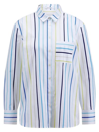 Lange blouse Van Peter Hahn wit