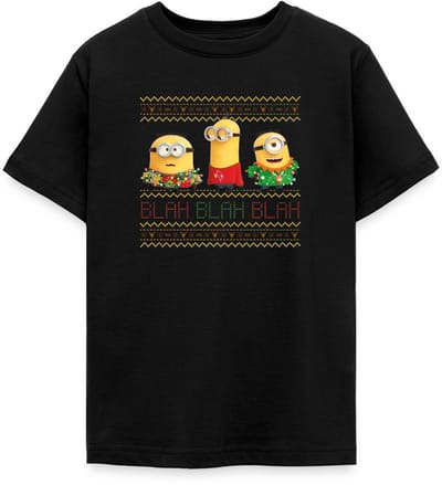 Minions Ugly X-mas Blah T-Shirt Tiener
