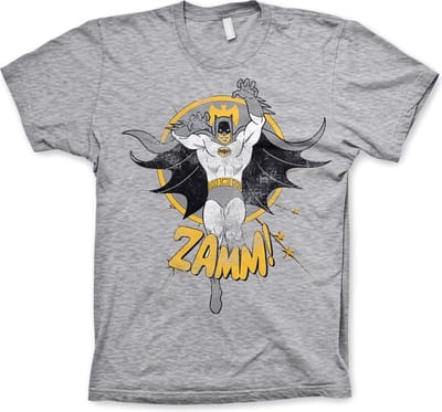 Batman Zamm! T-shirt Heather-Grey