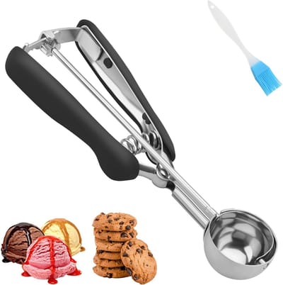 Kleine Cookie Scoop voor Bakken van Kleine Koekjes, RVS IJslepel met Trigger, Perfect voor Meatballs en Meloenbollen