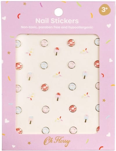 OH FLOSSY Nagelstickers - Sweets - Zelfklevend En Makkelijk Verwijderbaar - 3 Jaar