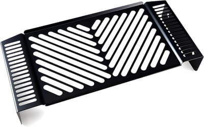 Radiatorafdekking Motor - Radiator grill beschermrooster - Motor Beschermen - Roestvrij staal - Suzuki SV 650 N/S - Zwart