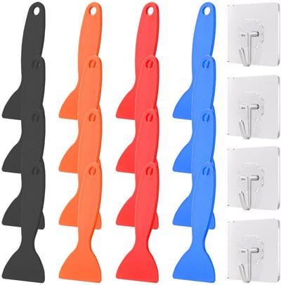 NTH products - Plastic Hars Verwijder Toolset - 16-delige set - Flexibele Spatula's - Plamuurmessen - 4 Kleuren - Handig gereedschap - Perfect voor klus...