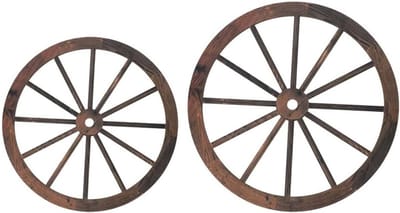 Vintage Houten Decoratie Set - Rustieke Cowboy Versiering voor Bar, Garage en Buitenactiviteiten