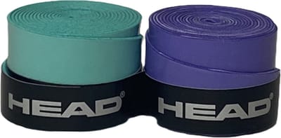 Head Tennisgrip - Overgrip - Antislip - Zweet absorberend - Tennis - Padel - Badminton - Squash - Tennisgrips - Soft - Zacht - Grip Tennis - Tennis Grip - Tennis Grip Groen & Paars - Tennis Grip Groen - Tennis Grip Paars - Groen - Paars