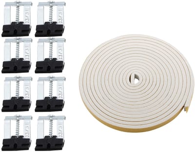 Kuchinox - Inbouwspoelbak Montagekit - Clips en Tape - Chroom