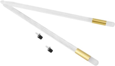 Dailygoods- Drumsticks - 2 Stuks - Acryl - LED Lichtgevende - Gloeiende Sticks - Geschikt voor Nachtelijke Evenementen - Duurzaam Materiaal - Lichtgevende Stok