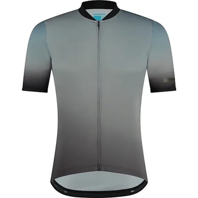 Shimano Evolve Avventura Korte Mouw Wielertrui Blauw S Man