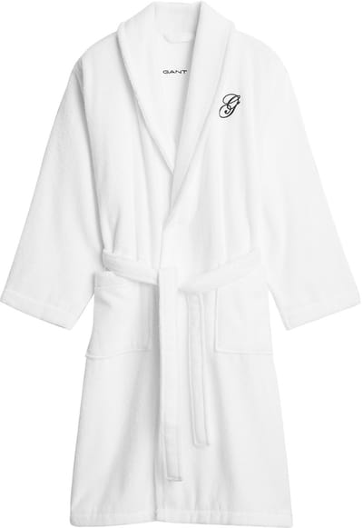GANT Badjas EMBROIDERY ROBE Set van 1