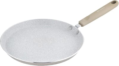 Aluminium Pannenkoekenpan 25CM met Antiaanbaklaag | Snelle Verhitting en Comfortabele Handgreep | Geschikt voor Alle Kookplaten