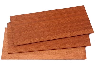 Dailygoody - Gitaarfineer - Sapele hout - Perfect voor vervangingen - 3 stuks - Doe-het-zelf gitaarkopfineer - Geschikt voor folk en klassieke gitaren
